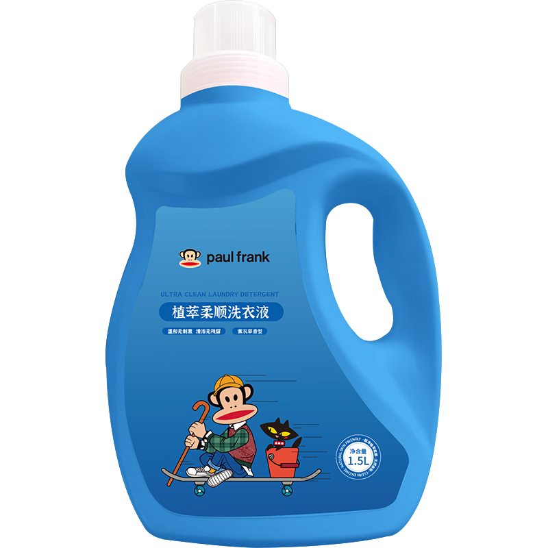 大嘴猴(Paul Frank) 植萃柔顺 1.5kg 洗衣液 (计价单位:瓶)