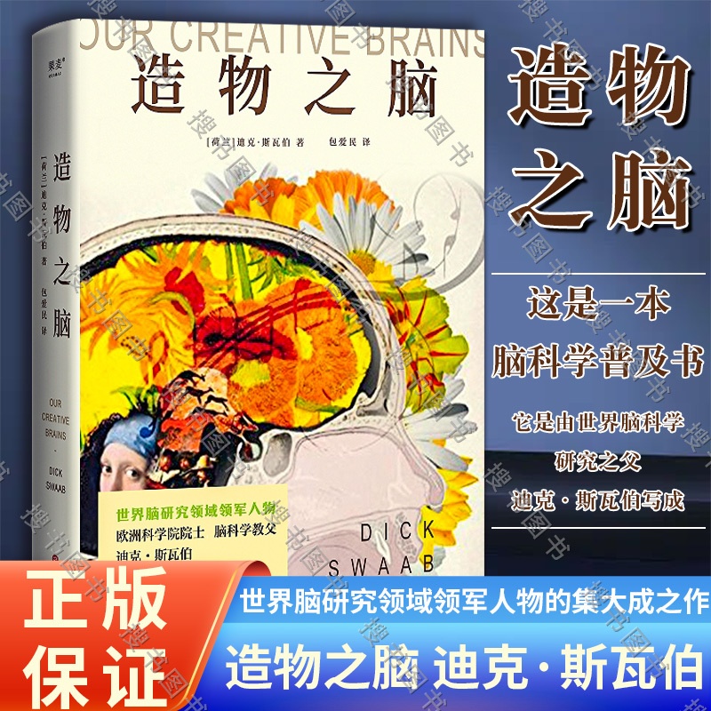 [正版]造物之脑 脑科学普及书 世界脑科学研究之父迪克·斯瓦伯 讲述脑如何通过各部位的功能,创造出人类这个智慧物种高清大图