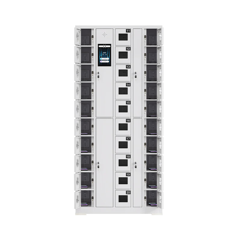 豫仲迈 智能手机存放充电柜人脸识别30门/台高清大图