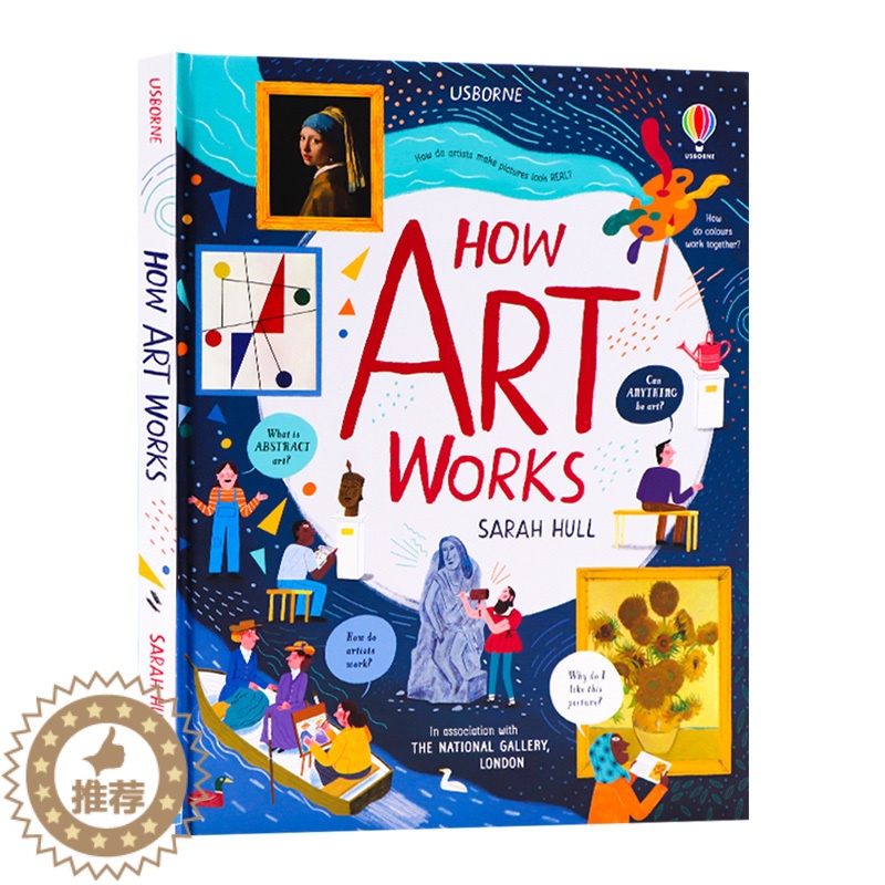 【醉染正版】探索艺术创作 Usborne How Art Works 艺术是如何讲故事的 尤斯伯恩 英文原版少儿艺术启蒙