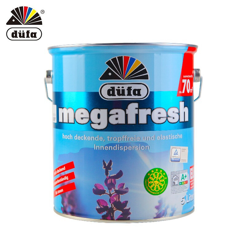 都芳dufa都芳漆德国进口净界内墙乳胶漆水性油漆涂料墙面漆白色5l