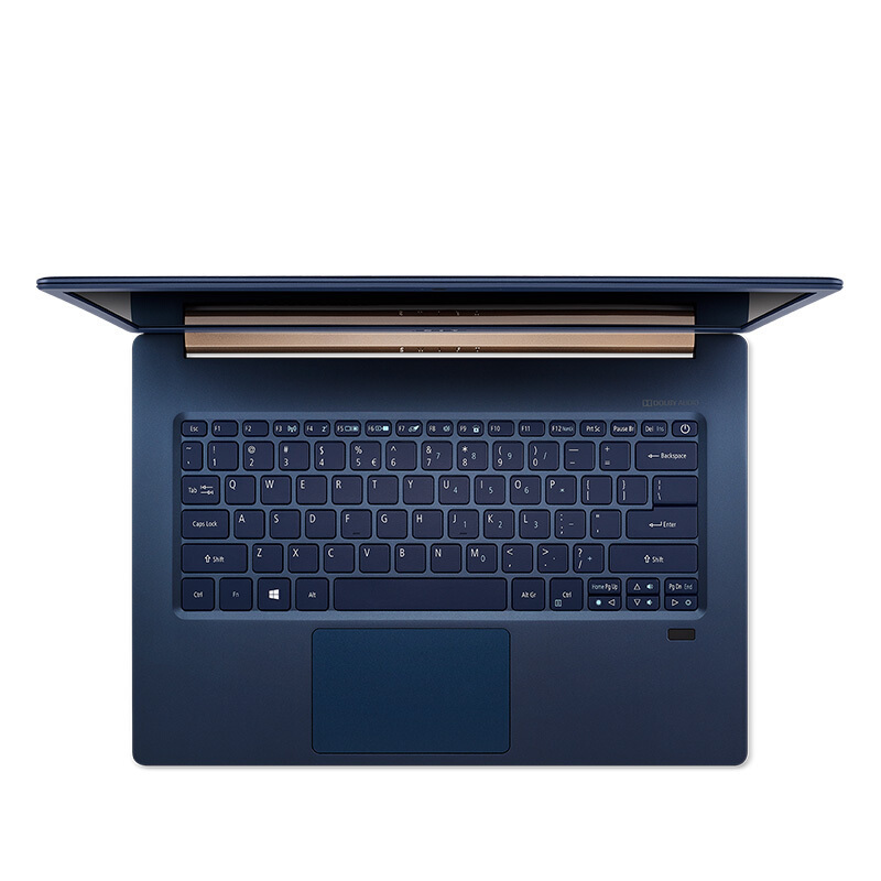 宏碁(acer)蜂鸟 SF514 14英寸微边框全金属超轻薄笔记本i5-8250U 8G 256GB IPS背光 暮光蓝