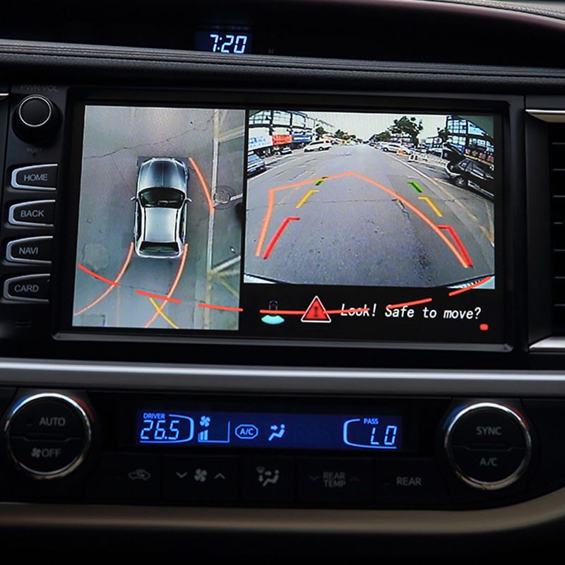 360度全景倒车影像系统行车记录仪汽车无死角无盲区高清摄像头x2360