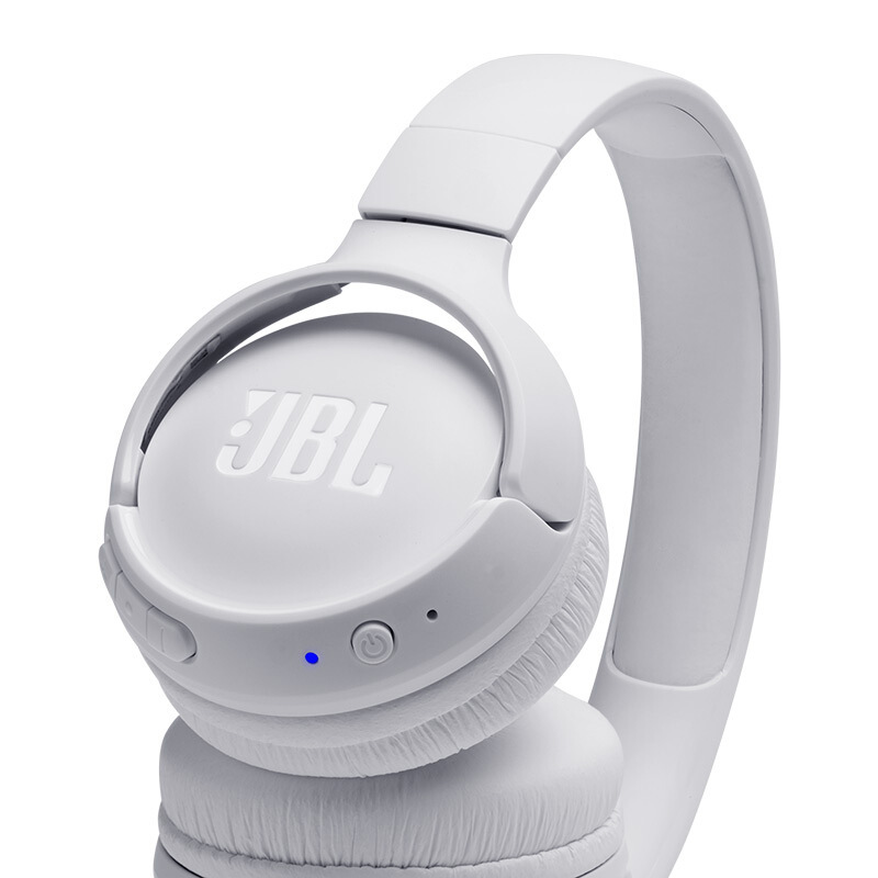JBL TUNE 500BT 头戴式蓝牙无线音乐耳机 运动耳机+游戏耳机 象牙白