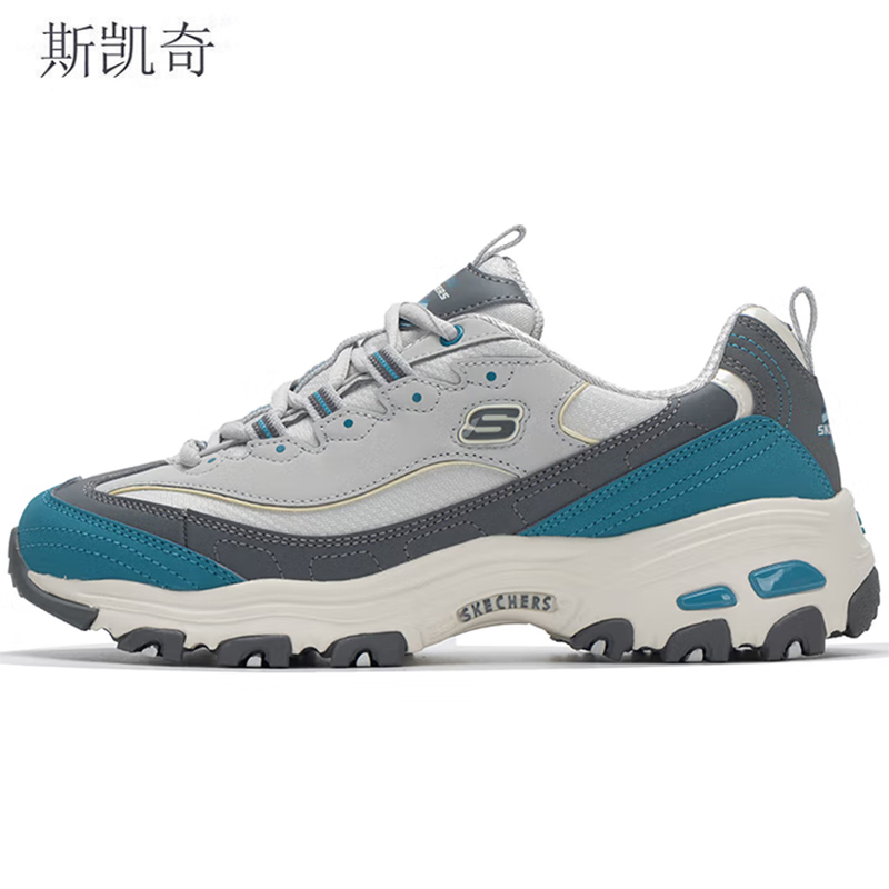 斯凯奇女款休闲熊猫鞋896262/GYBL-5.5双高清大图