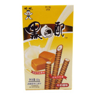 旺旺 黑白配 牛奶味 60g 盒装 夹心饼干 休闲办公零食零嘴