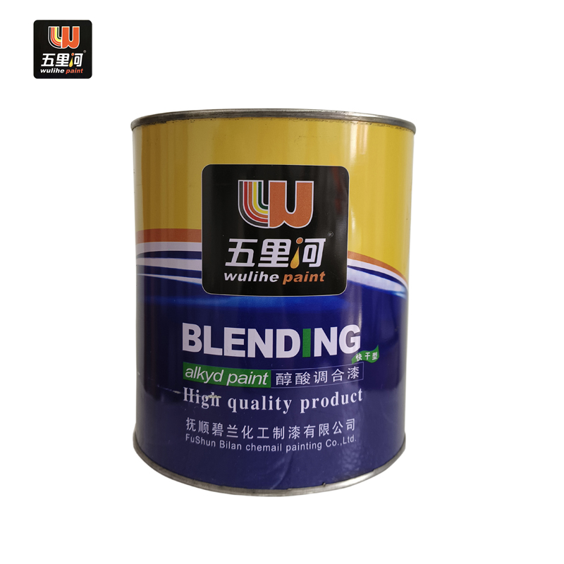 五里河 醇酸调合漆(快干型) 黑/8kg/桶