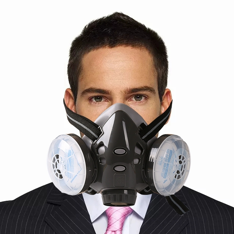 安爽利308防尘口罩防工业粉尘装修打磨煤矿焊工防护面具防灰面罩高清大图