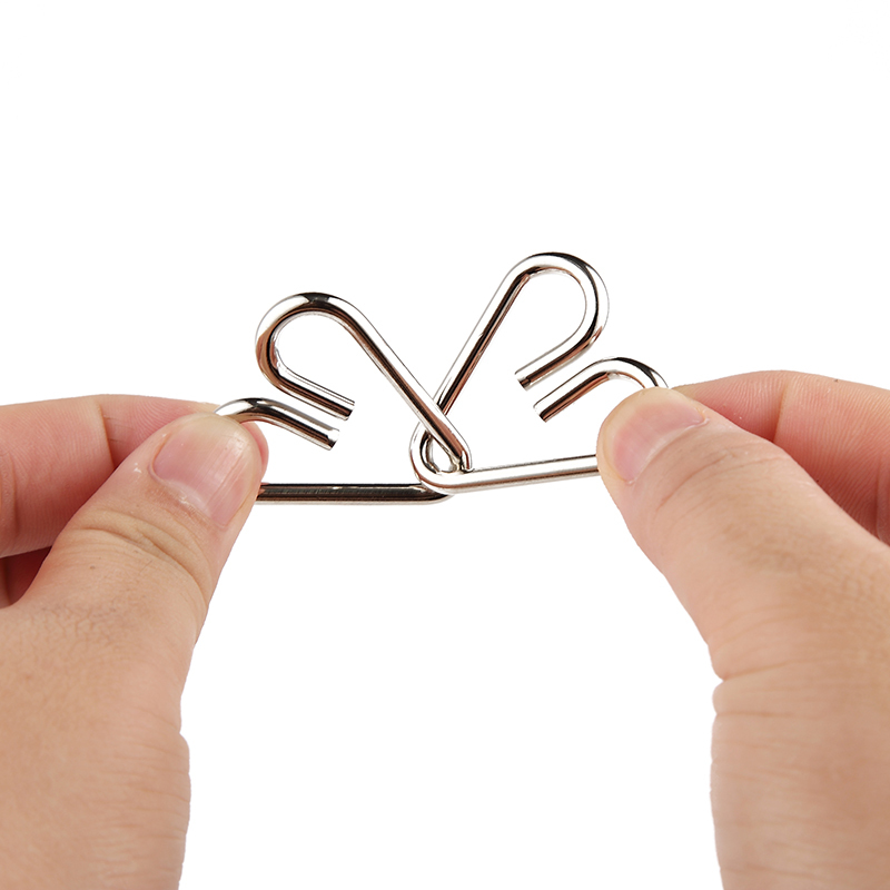 新品直营儿童解环玩具成人智力铁环解扣九连环高难度全套套装网红九