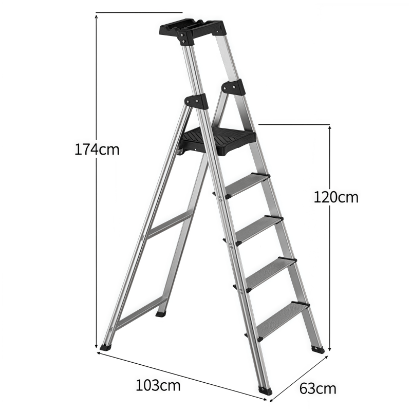 鑫木樽梯子63*103*174cm个高清大图