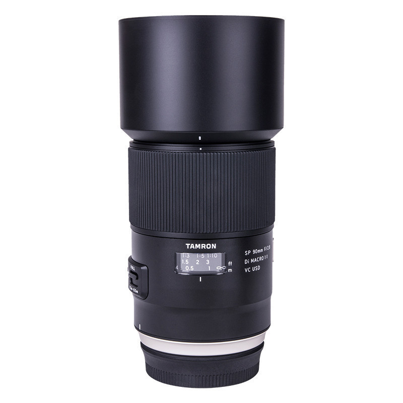 腾龙(TAMRON) 90mm F/2.8 Di MACRO 1:1 VC F017佳能卡口 全画幅定焦微距镜头相机配件