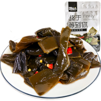 网红零食香辣海带头+香辣海带结共456G即食小吃包邮