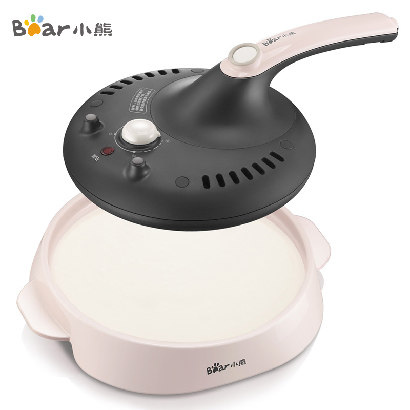 小熊(Bear)电饼铛 DBC-C06E1 迷你小型家用全自动薄饼机下盘单独加热 烙饼做蛋卷春卷神器 苏宁自营