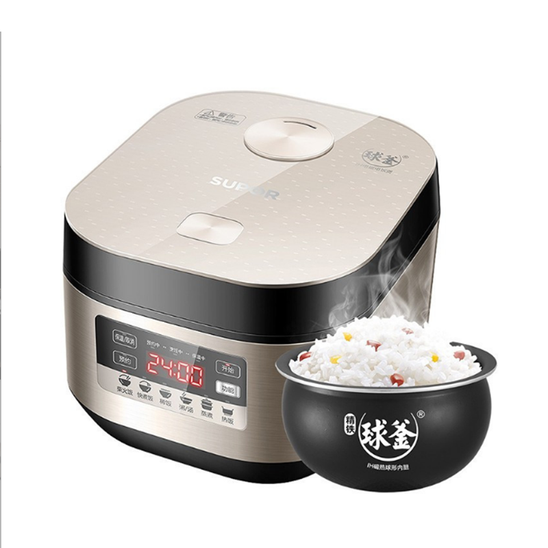 苏泊尔(SUPOR)SF50HC69电饭煲5L家用5-7人多功能IH电磁加热智能预约定时电饭锅精铁球釜内胆柴火饭