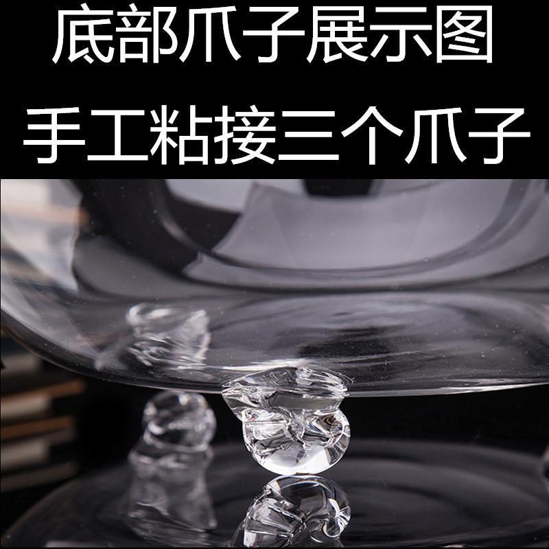 加厚20圆球带赠品 圆形鱼缸玻璃透明花瓶下面养金鱼斗鱼孔雀鱼上面养花客厅茶几摆放