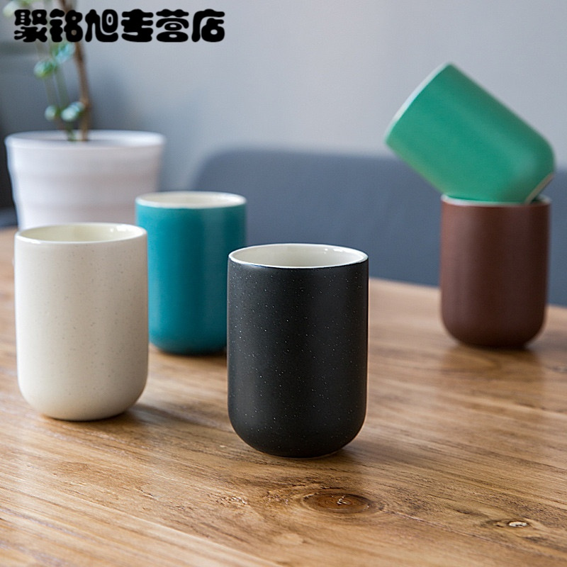 马克杯创意情侣个性简约日式杯子陶瓷牛奶杯早餐杯喝水杯麦片杯饮水杯牛仔杯咖啡杯家居生活日用器皿水具水杯
