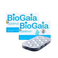 BioGaia/拜奥儿童成人孕妇益生菌咀嚼片罗伊氏乳杆菌调节肠胃30片*2盒