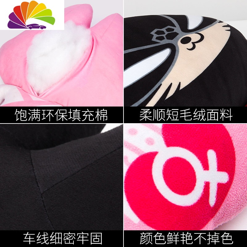 卡通可爱汽车头枕车用颈枕车内车载座椅头枕护颈 靠枕