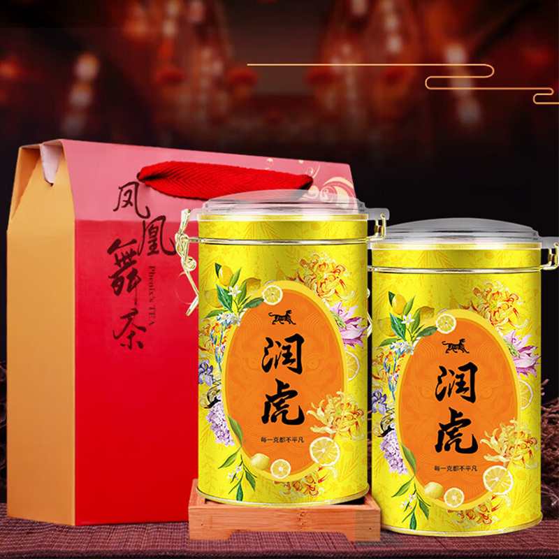 润虎茶叶红茶250g正山小种红茶叶凤舞小种礼袋装高清大图