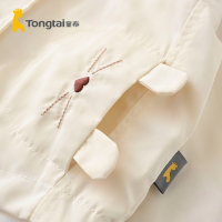 童泰(TONGTAI)2021年春秋款1-4岁婴幼儿衣服男女宝宝衣服休闲外出拉链连帽外套