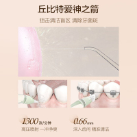 素士W1冲牙器便捷式洗牙神器家用正畸口腔清洁水牙线 清柠绿 节日送礼