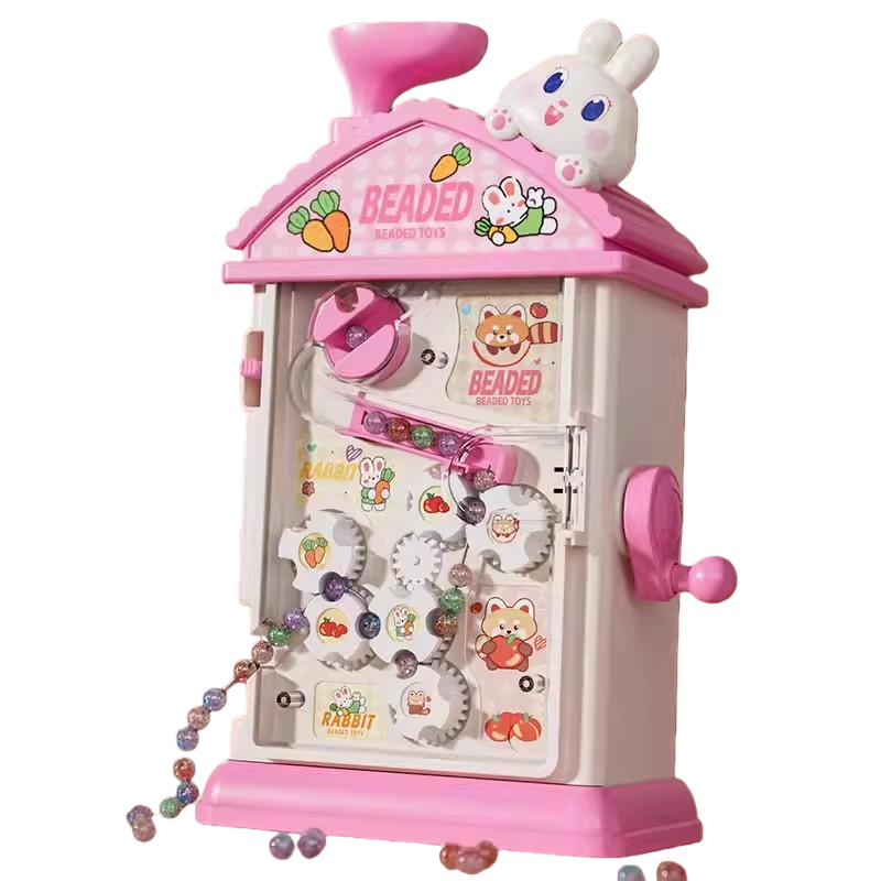 儿童自动串珠机女孩生日礼物手工diy女童玩具制作材料手链礼1663高清大图