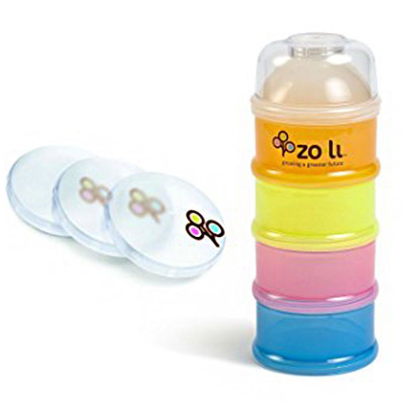 Zoli BF08PP0401 OTG 便携零食盒点心盒 便当盒 120ml/盒 奶粉封装盒/奶粉格 美国