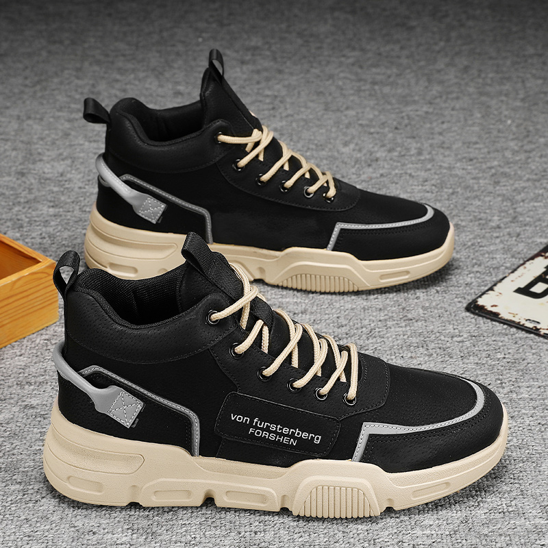 伊努特东北雪地靴男冬季加绒加厚保暖棉鞋男士户外厚底马丁靴子