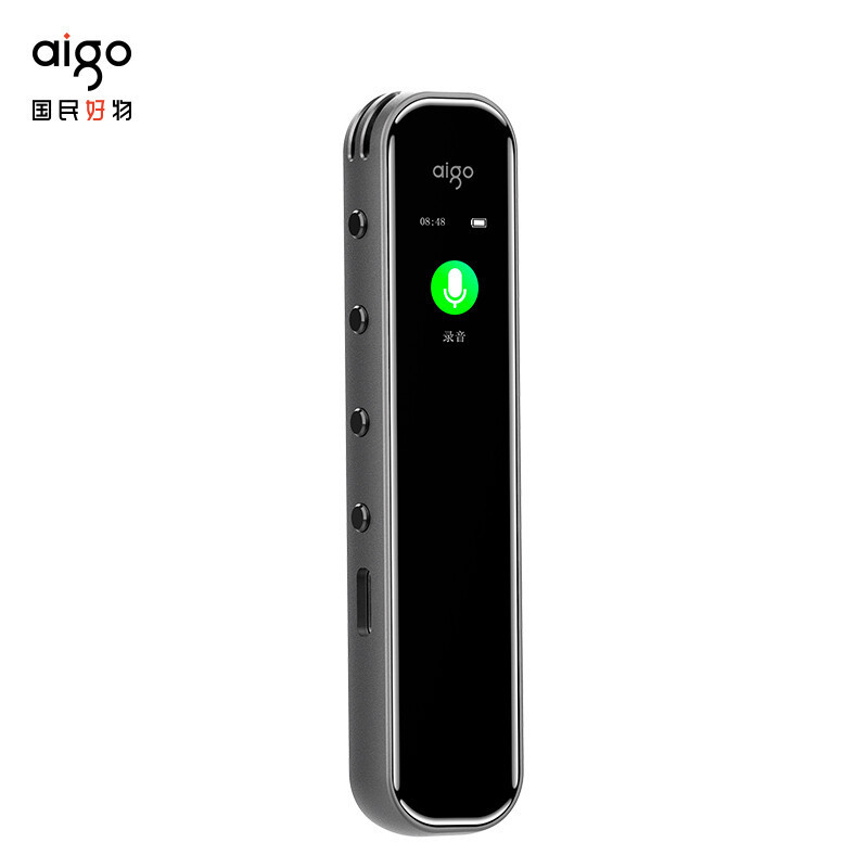 爱国者(AIGO) 录音笔R3312C 黑色64G*