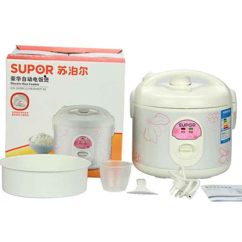 苏泊尔(SUPOR) CFXB50YB7F 电饭煲 5L家用 快速电饭锅煮饭锅 学生宿舍老人简单一键操作不粘内胆高清大图