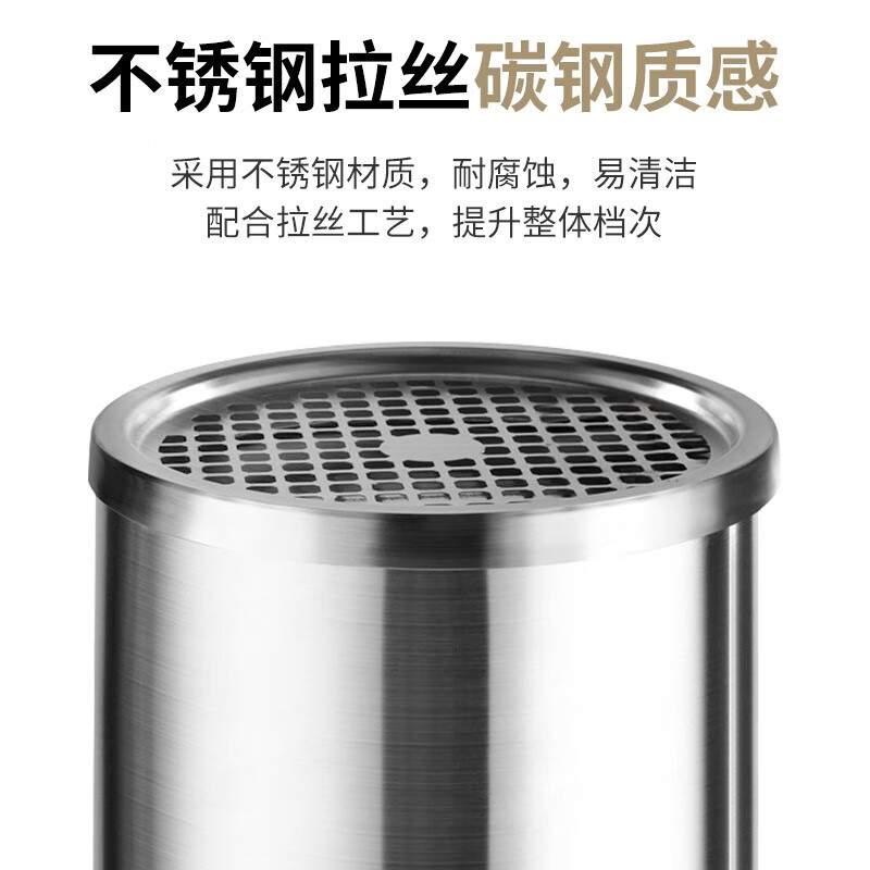 不锈钢 垃圾桶[单个装]高清大图