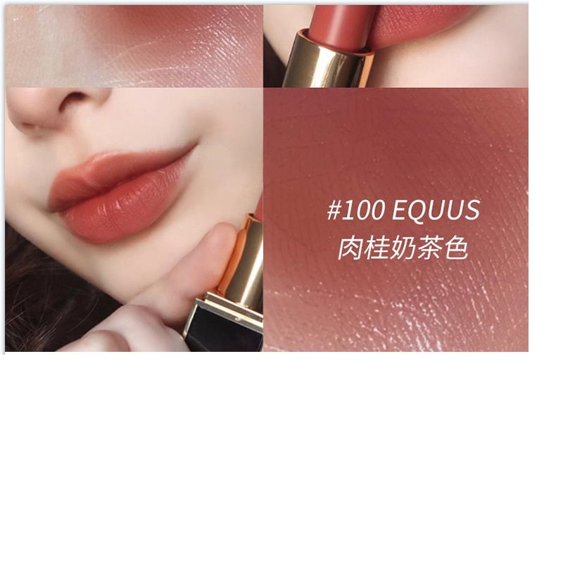 汤姆福特(Tom Ford) TF唇膏 新色黑金管口红 100#肉桂奶茶色 持久显色高清大图