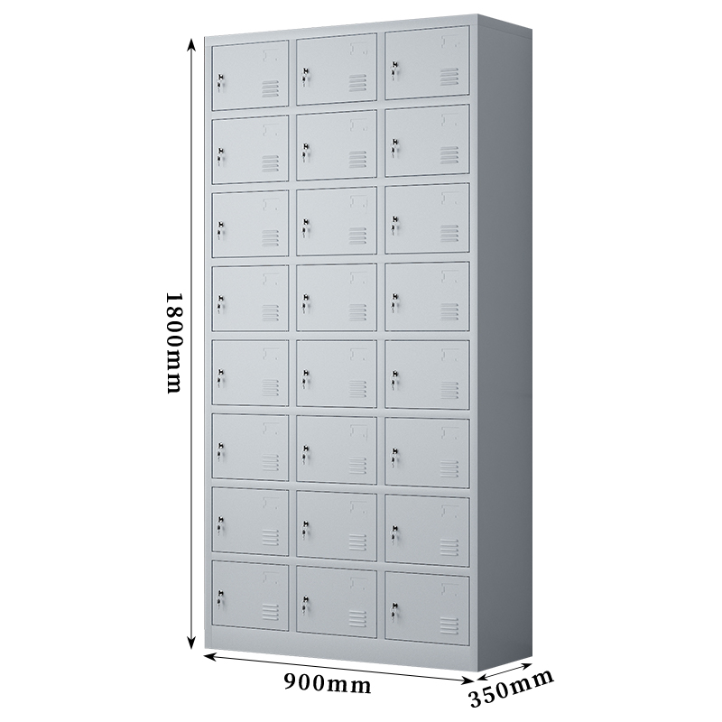 中豫鑫泽ZYXZ4071971铁皮更衣柜储物柜寄存包柜24门更衣柜(加厚款)高清大图