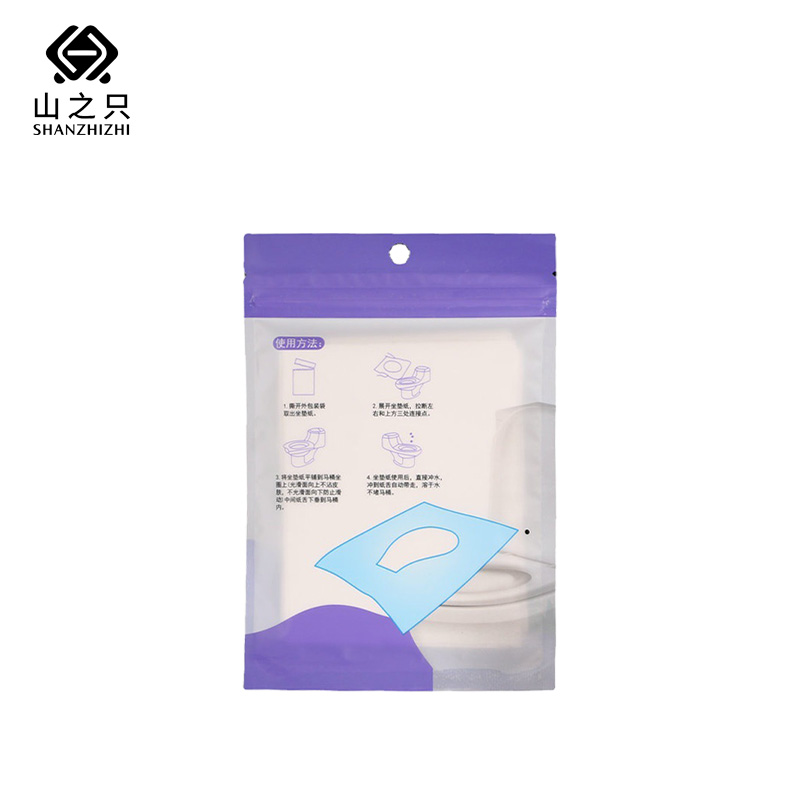 山之只 一次性便携速溶水马桶坐厕垫纸 10片/包高清大图