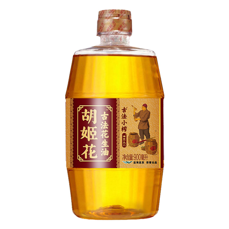 胡姬花古法花生油900mL高清大图