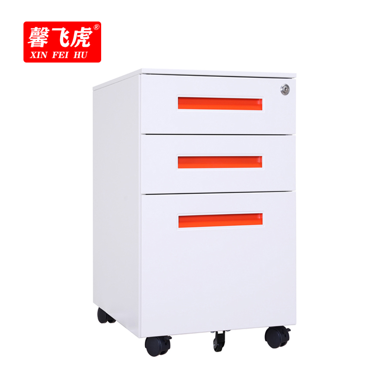 馨飞虎活动柜三抽柜移动柜390*500*600mm/个高清大图