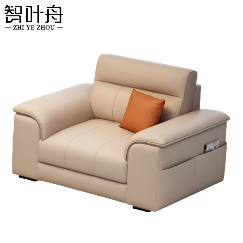 智叶舟沙发单人位110*83*82cm张高清大图