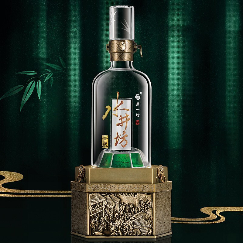 郎酒青花郎53度500ml单瓶装+水井坊菁翠52度500ML单瓶装 送礼自饮佳品