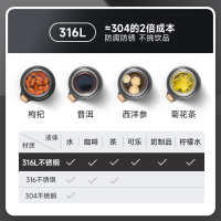 苏泊尔(SUPOR)不锈钢保温杯 KCV50CQ10 500ml(单位:个)白色