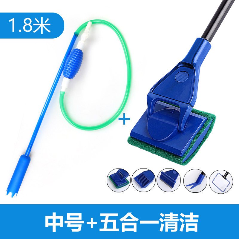 鱼缸换水器虹吸换水管抽水清洗砂便手动清理洁非吸水器洗沙粪