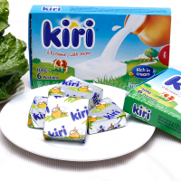 乐芝牛凯芮KIRI 奶油奶酪涂抹型婴幼儿辅食 原味108g*3再制干酪