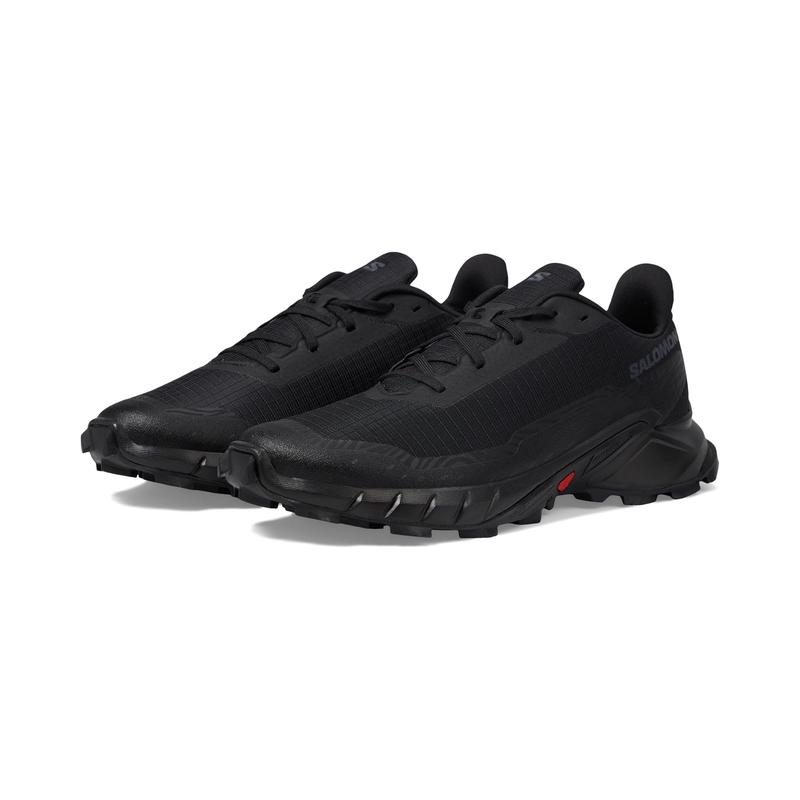 萨洛蒙(SALOMON)男子越野跑鞋舒适缓震透气户外运动训练跑鞋 Black/Black/Ebony 46