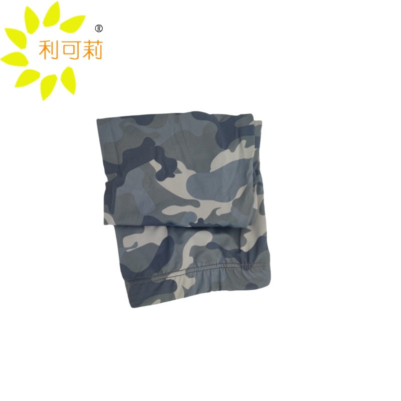 利可莉冰丝户外迷彩防晒冰袖 浅灰色 A132/双高清大图