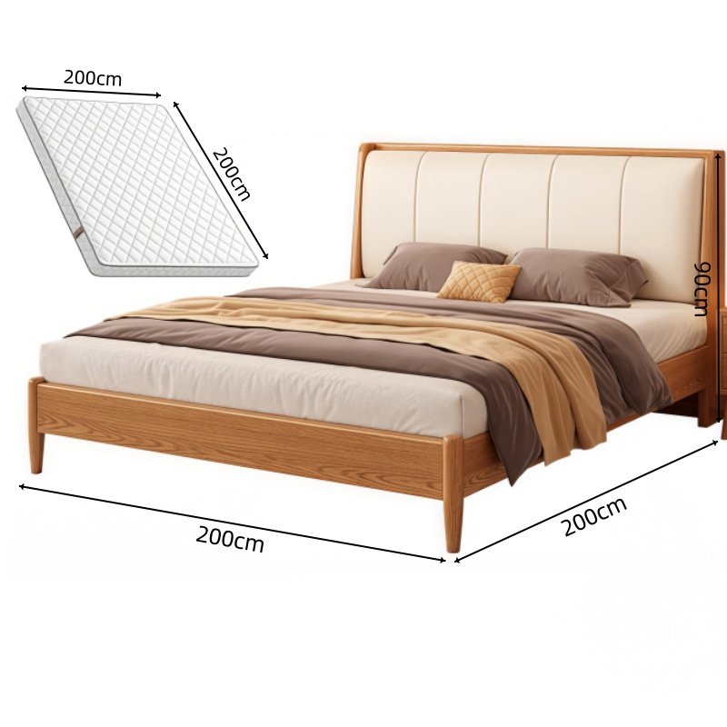 豫龙都 床+10cm床垫 2米 套高清大图