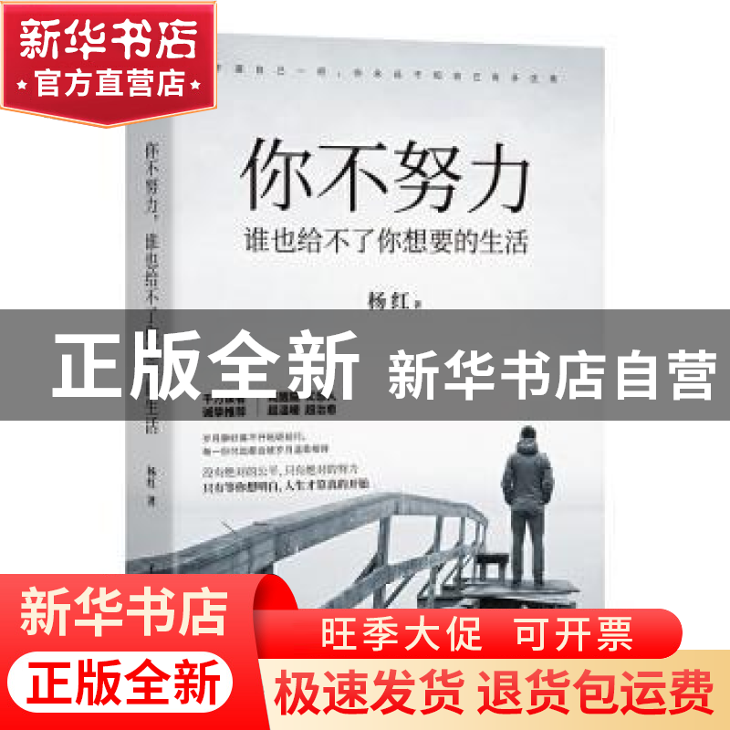正版 你不努力谁也给不了你想要的生活 杨红 中国水利水电出版社高清大图