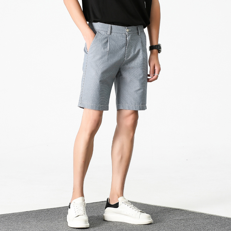 圣吉奥新款休闲短裤男宽松直筒高档五分裤潮流百搭夏天男士短裤子