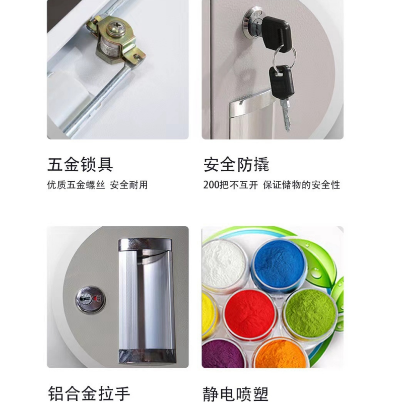 伊洛源六门更衣柜900*420*1800mm台高清大图
