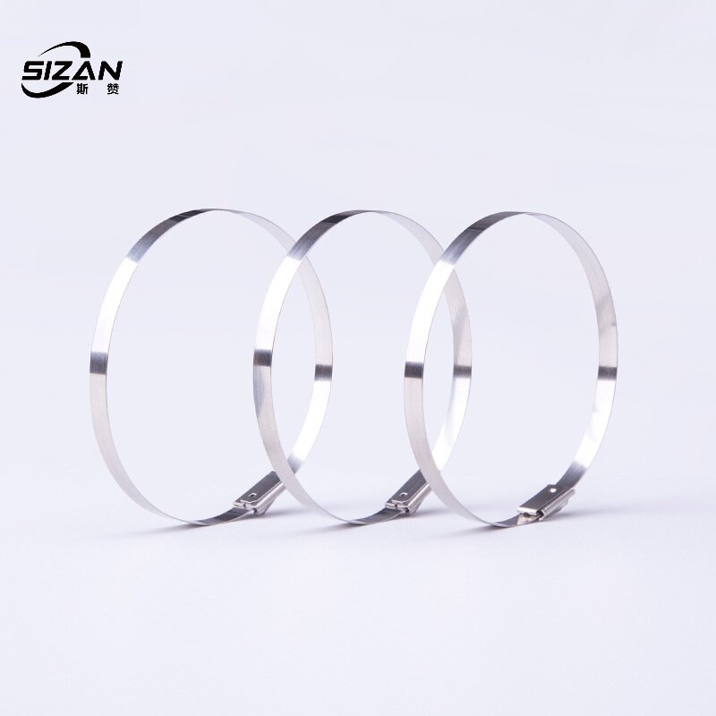 斯赞 304不锈钢扎带自锁式捆绑扎带 4.6*2900mm 100条/包高清大图