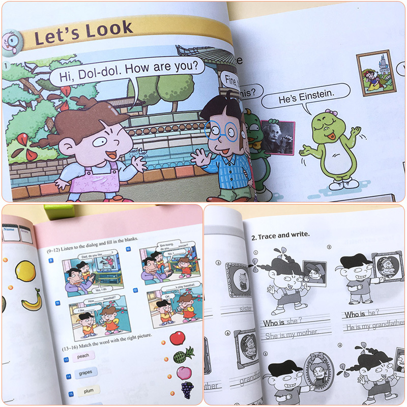 [醉染正版]趣趣英语学生包 第一级 可点读 学生用书+活动用书+测试用书+3CD光盘+单词卡) 少儿英语分级阅读 外语教