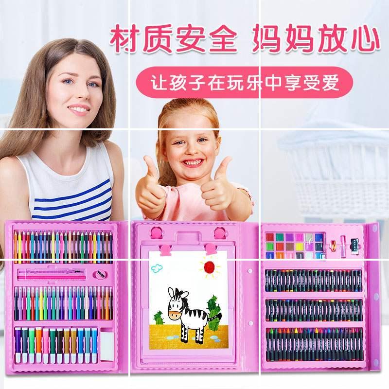 玩具网红玩的小姑娘12-15岁十岁热卖女童适合生日。女孩抖音 【86件套-粉色装】送2画本